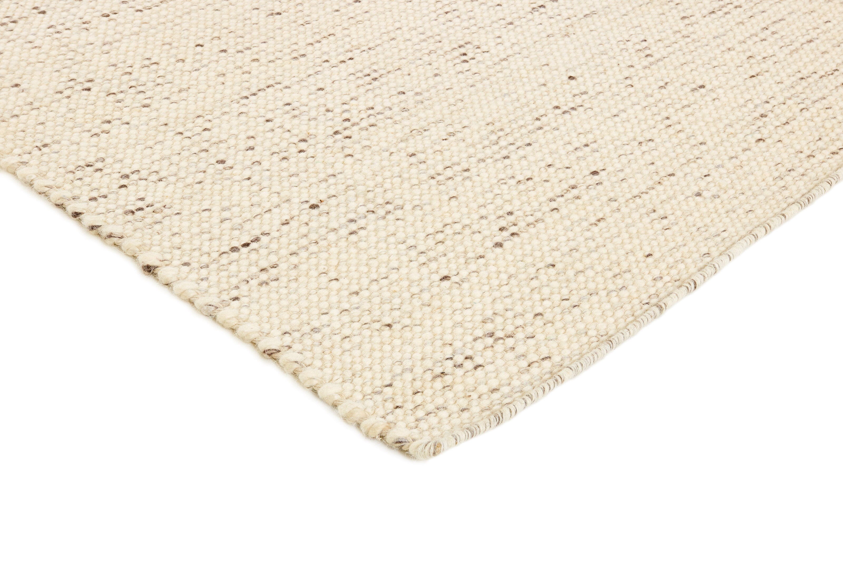 Beige and brown textured hallway runner