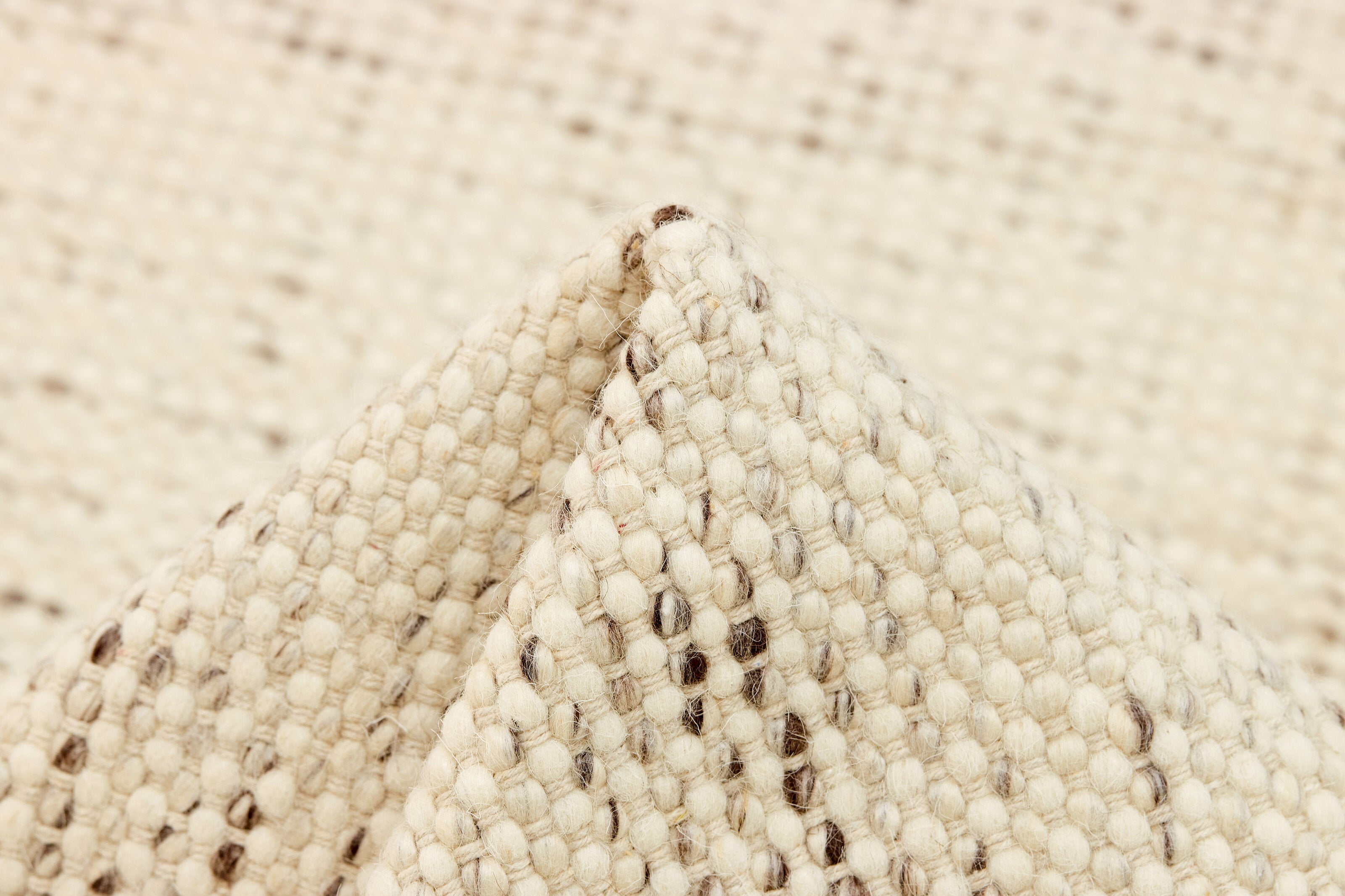 Beige and brown textured hallway runner