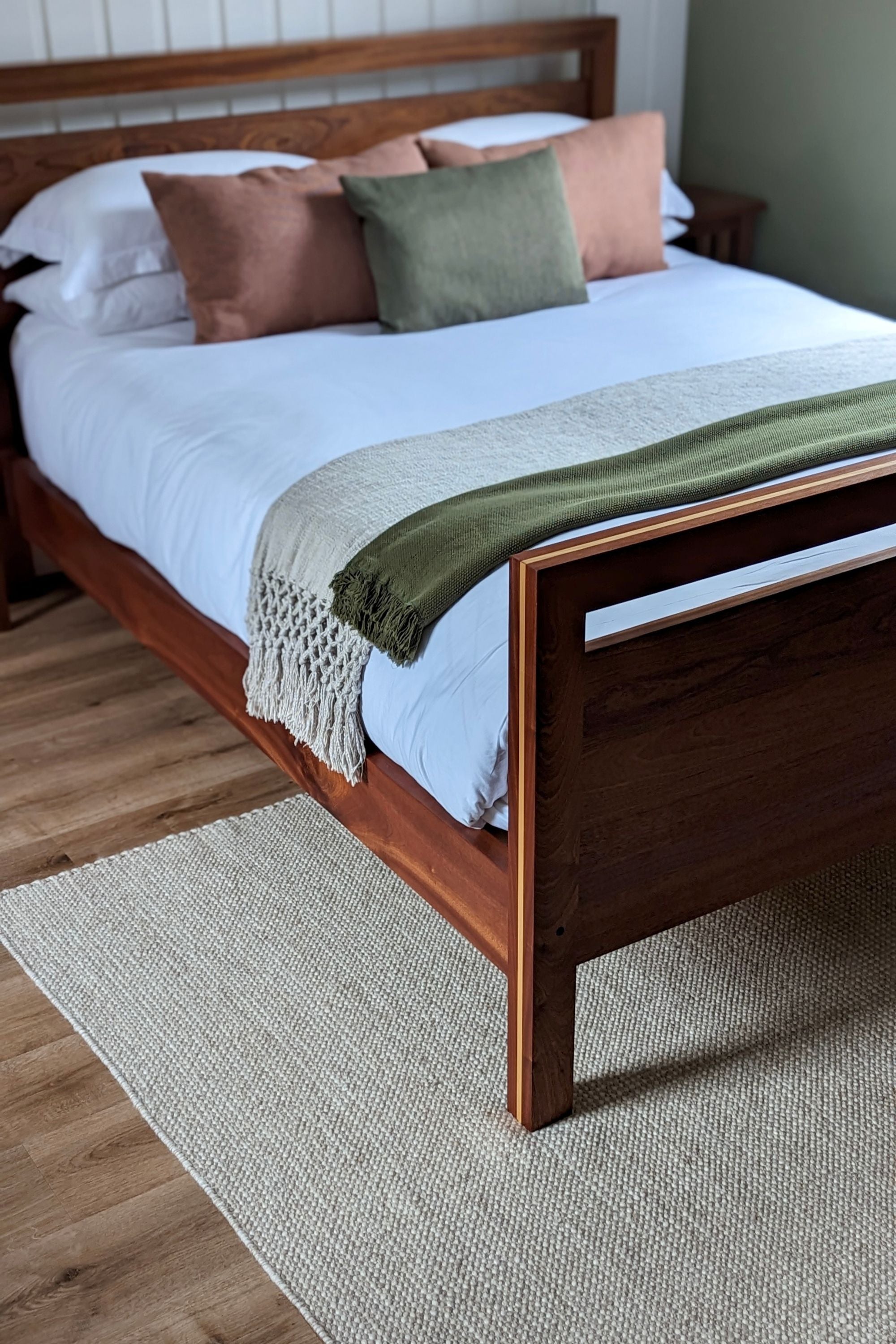 Simple beige textured area rug