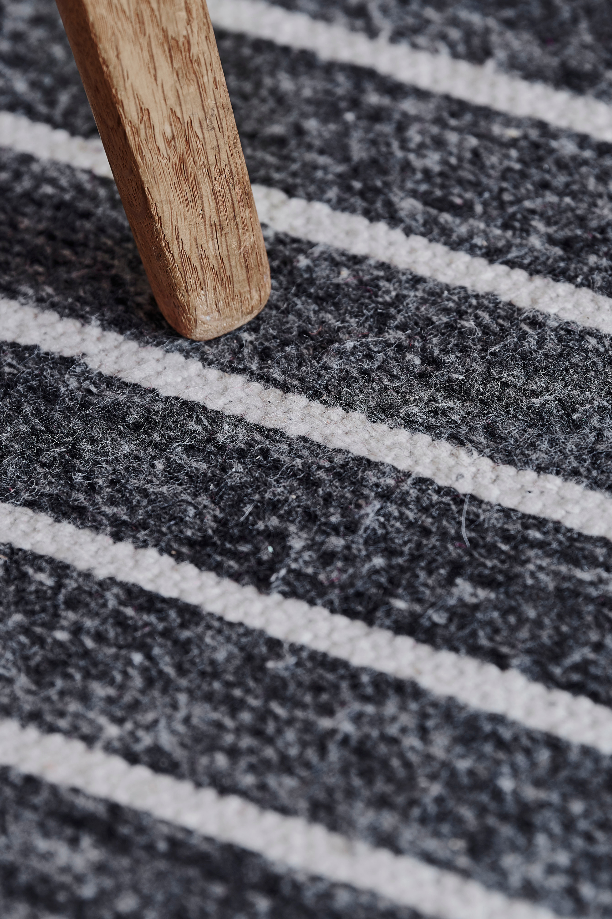 Nouveau Stripes Charcoal