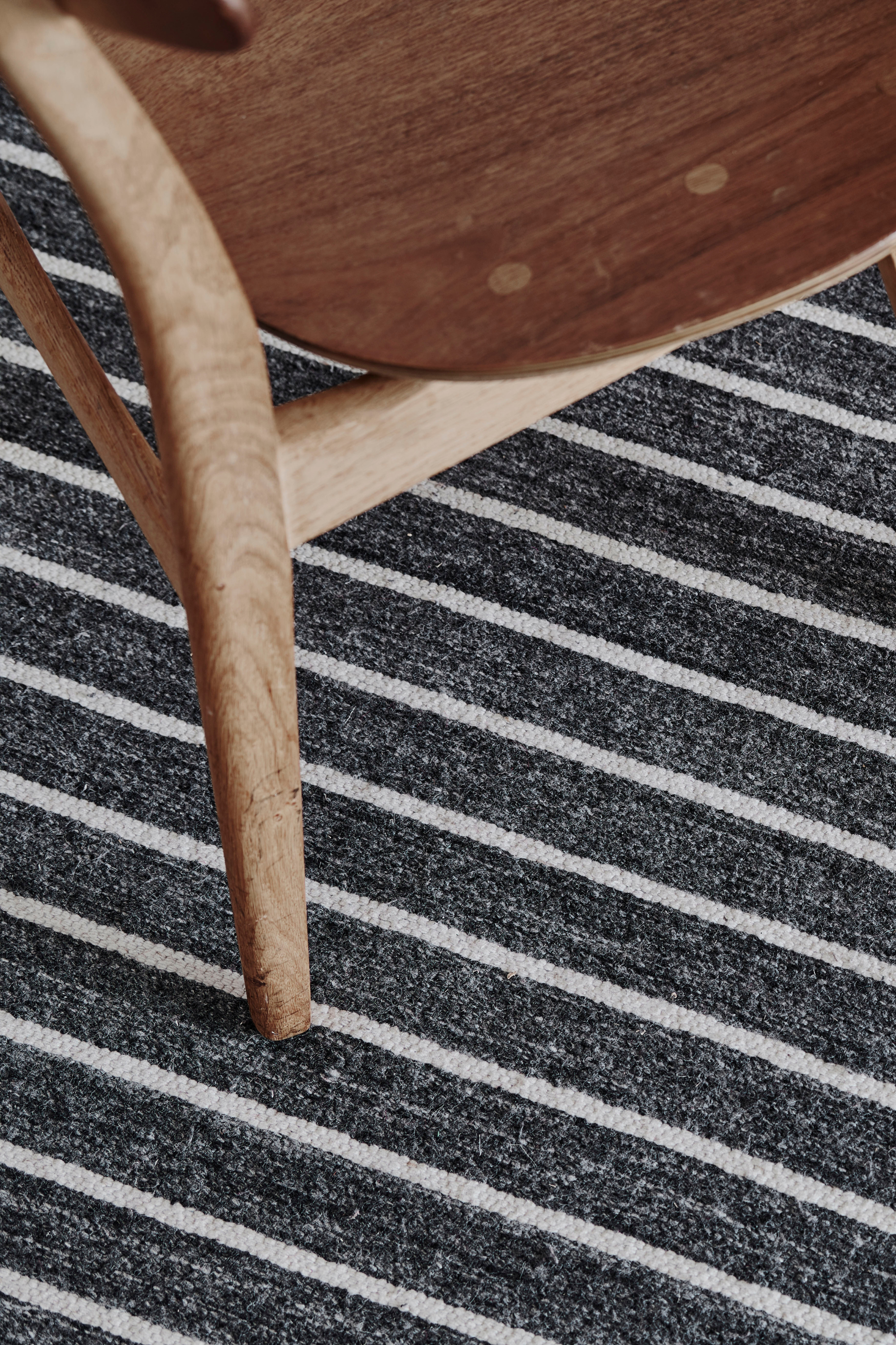 Nouveau Stripes Charcoal