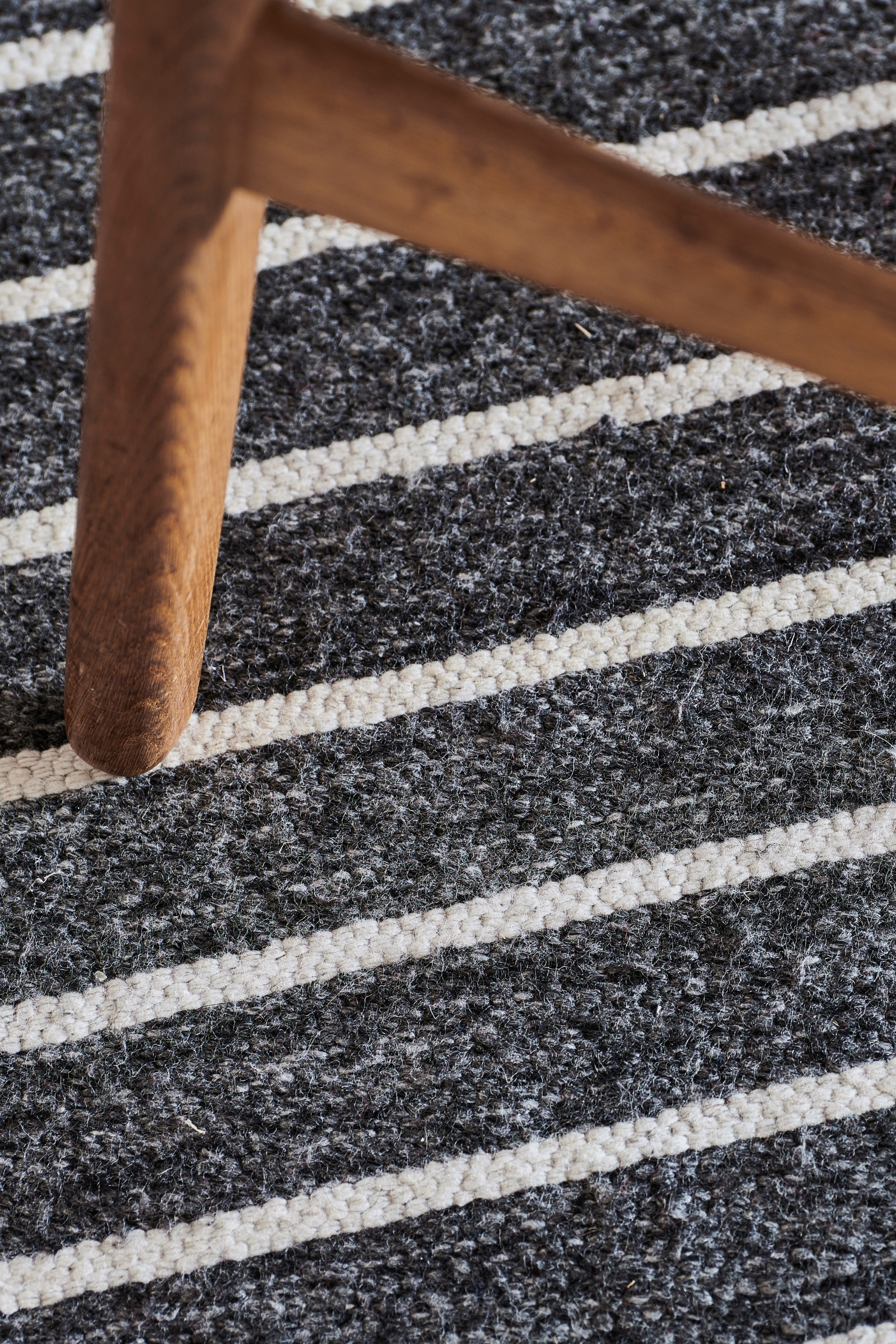 Nouveau Stripes Charcoal