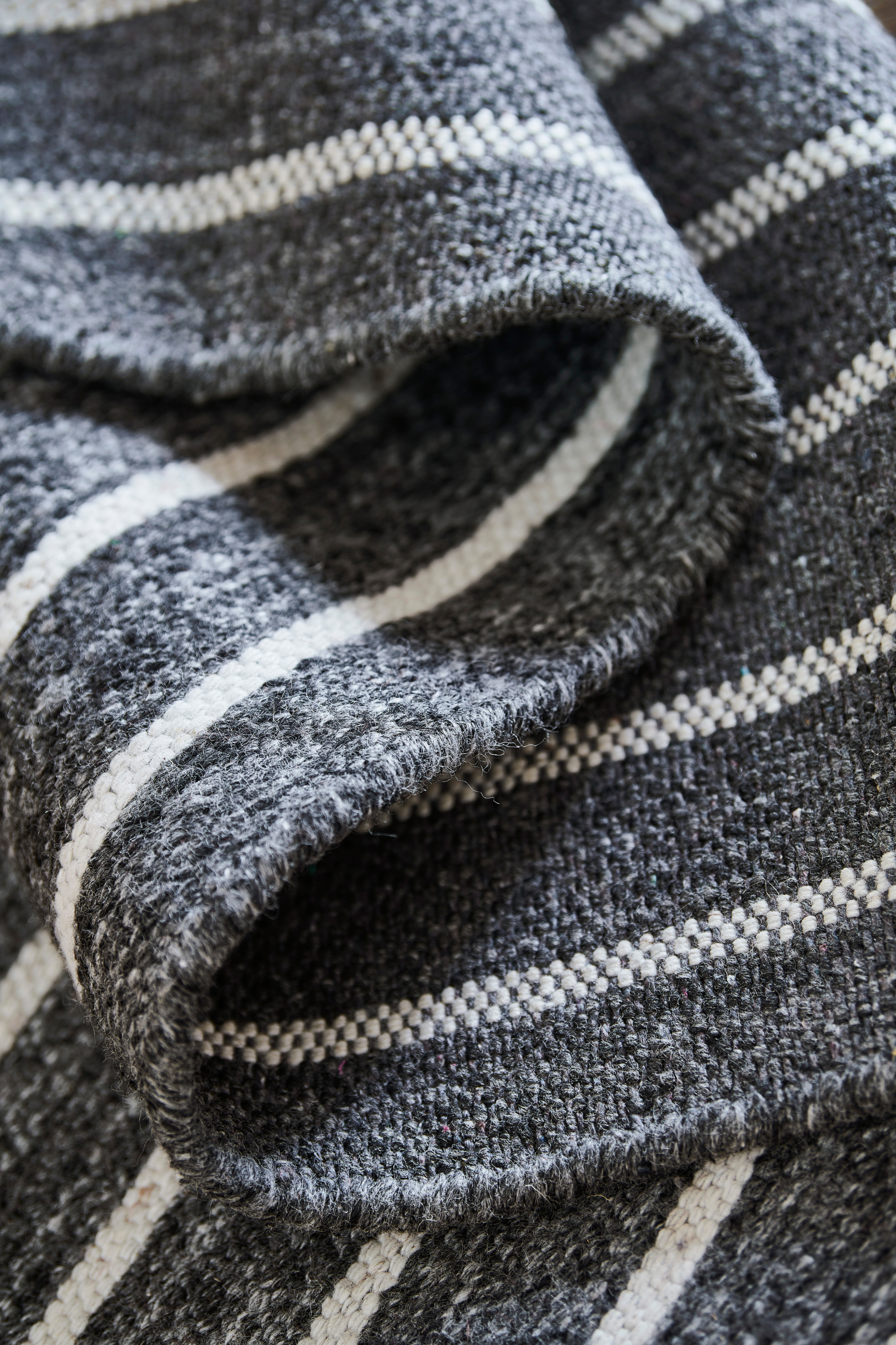 Nouveau Stripes Charcoal