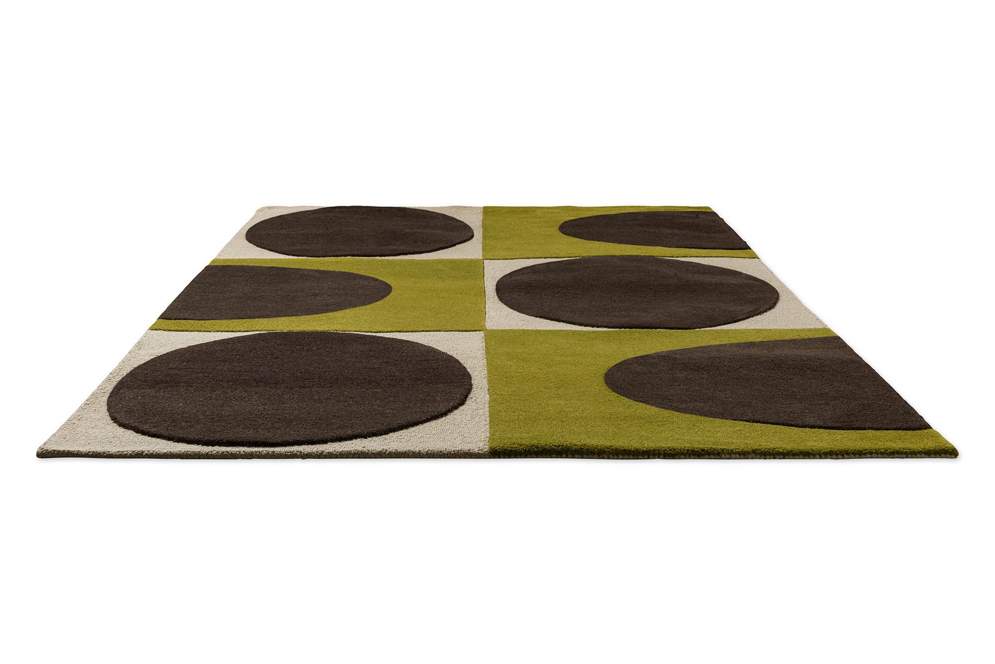 Orla Kiely Spot Square Walnut/Lichen 157907