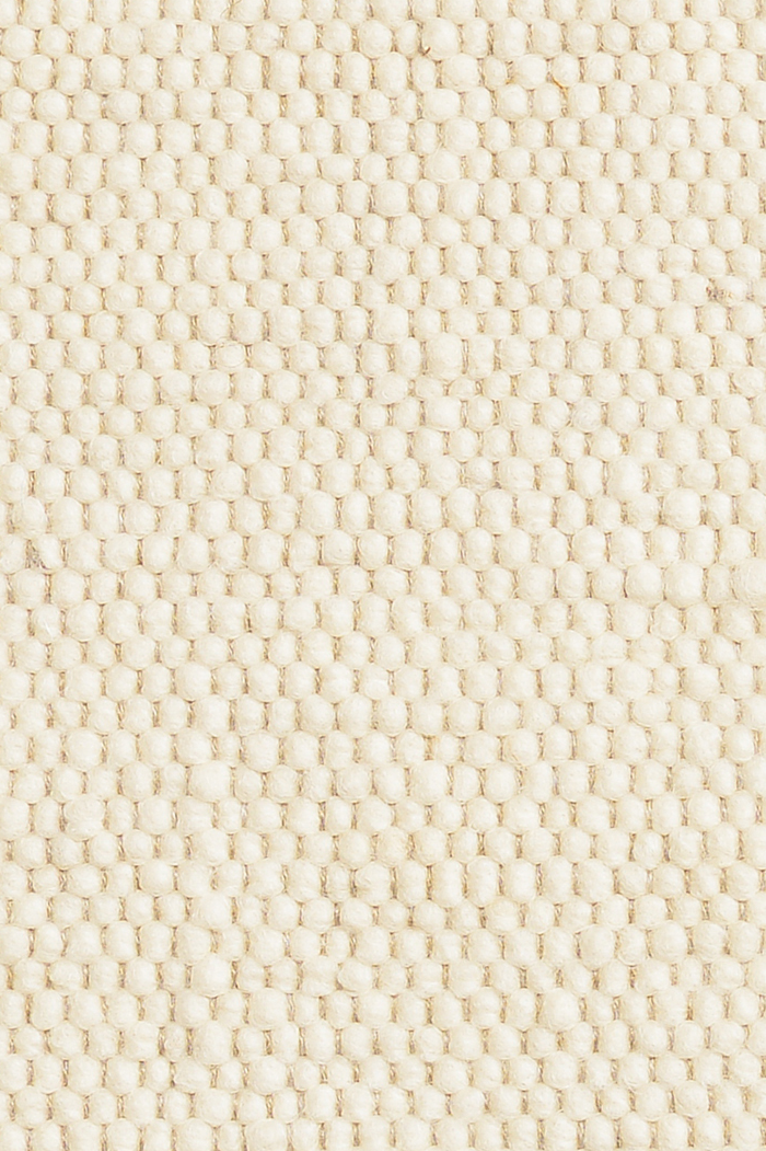 White luxury plain handwoven rug