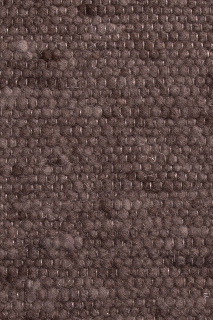 Brown luxury plain handwoven rug