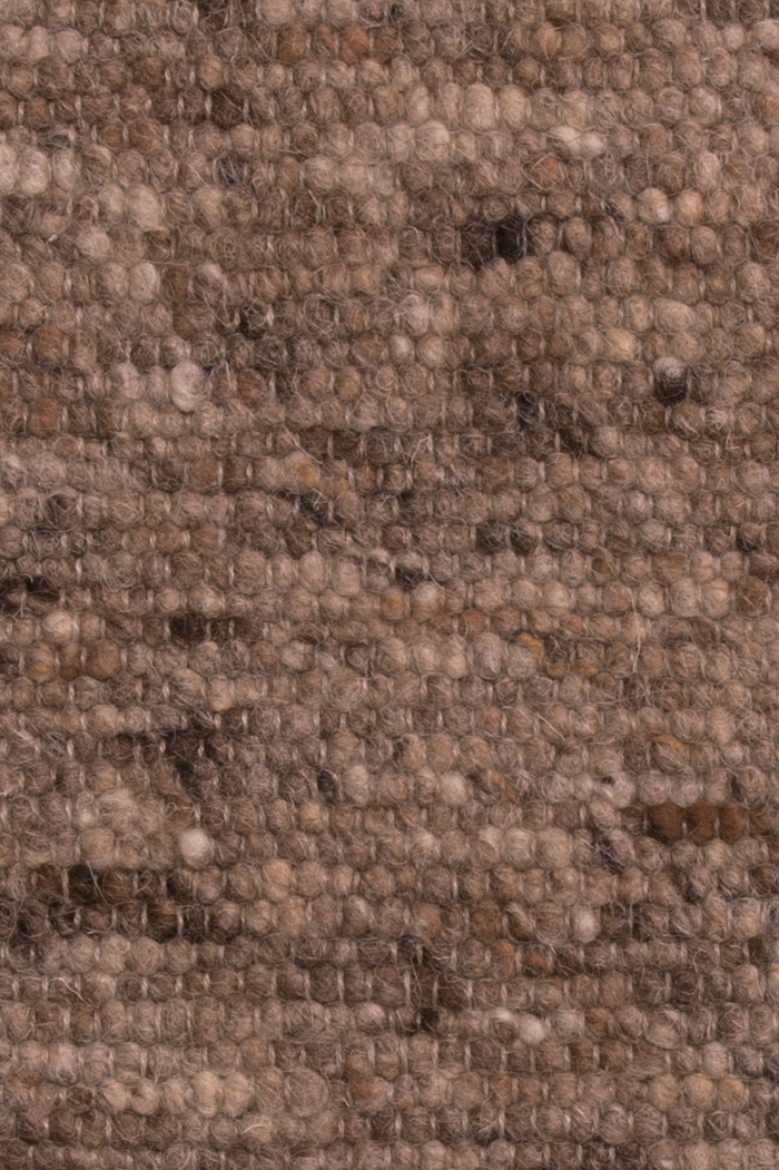 Brown luxury plain handwoven rug