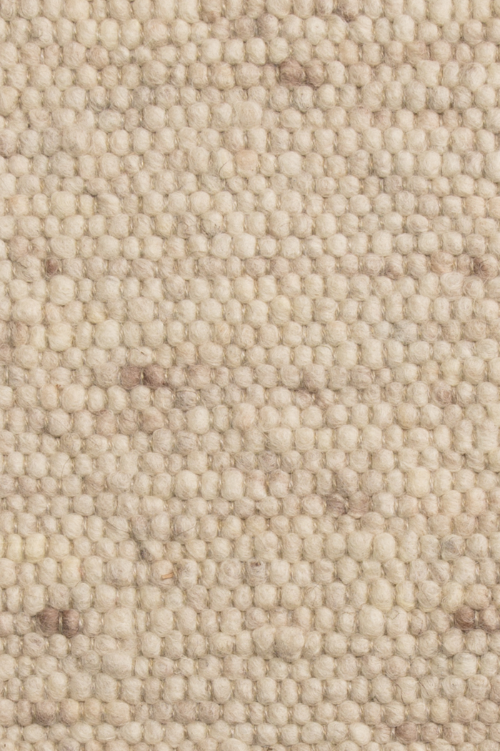Cream luxury plain handwoven rug