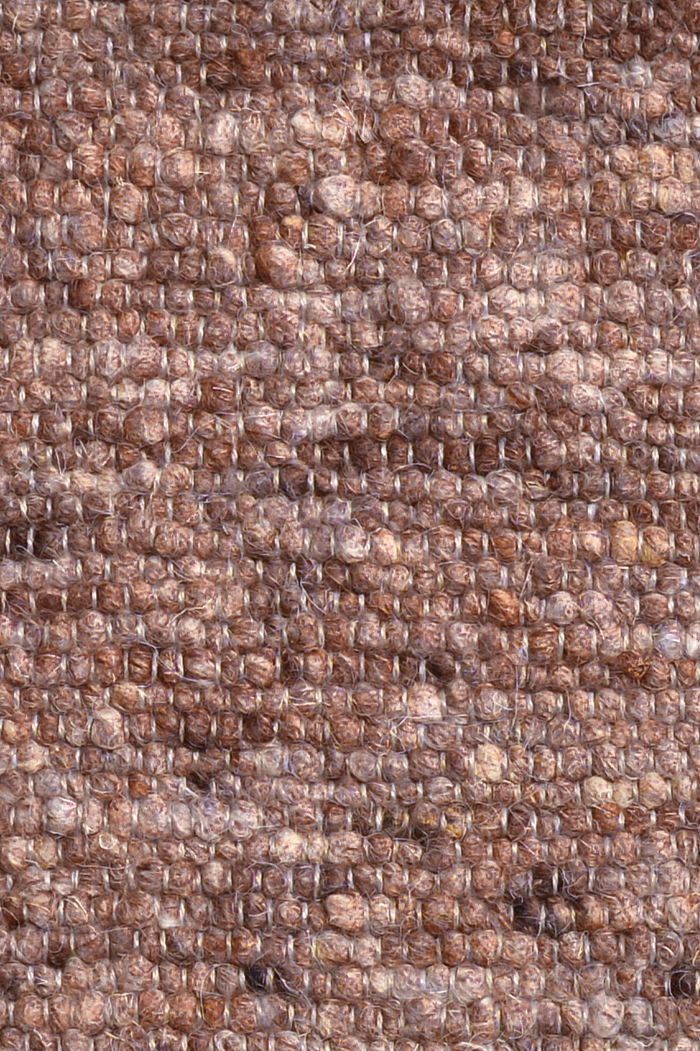 Brown luxury plain handwoven rug