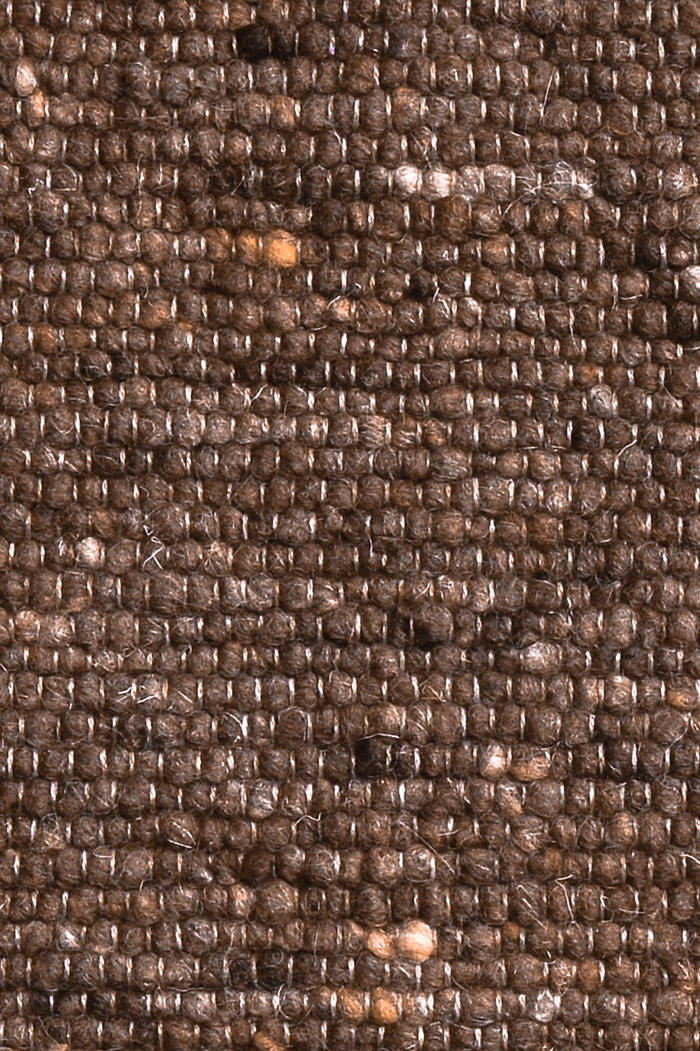 Brown luxury plain handwoven rug