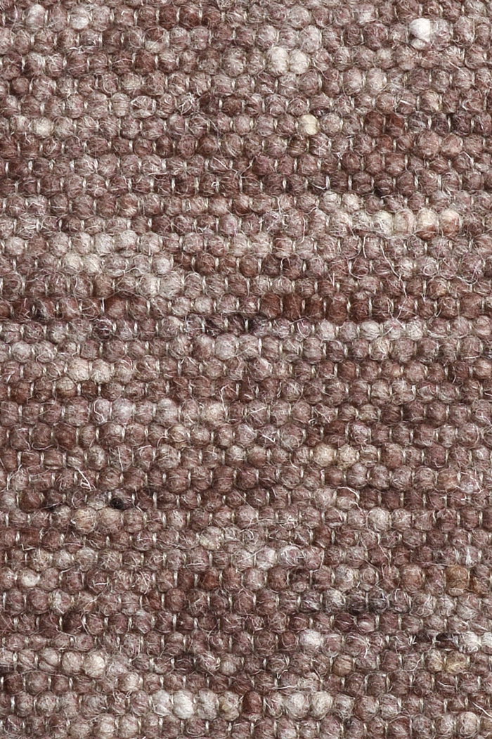 Brown luxury plain handwoven rug