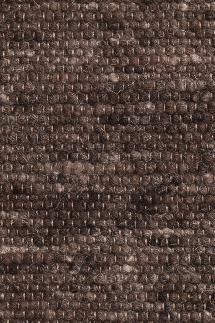 Brown luxury plain handwoven rug