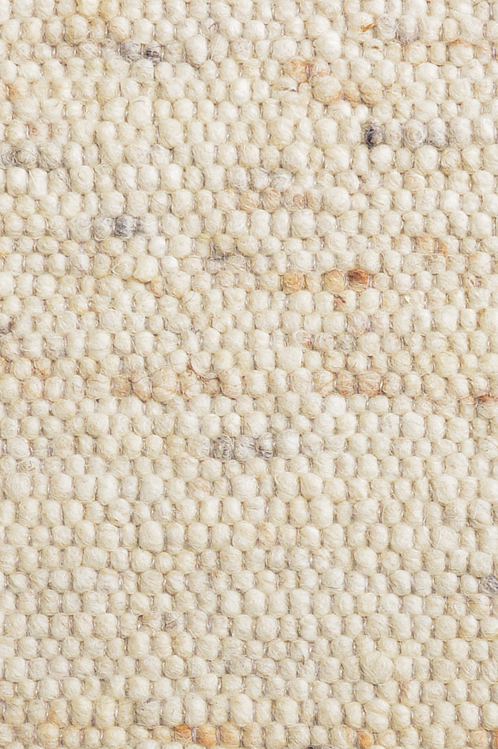 Cream luxury plain handwoven rug