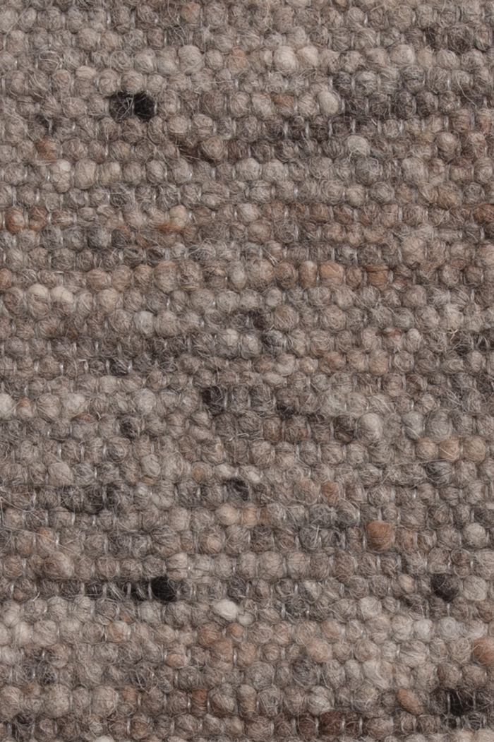 Brown luxury plain handwoven rug