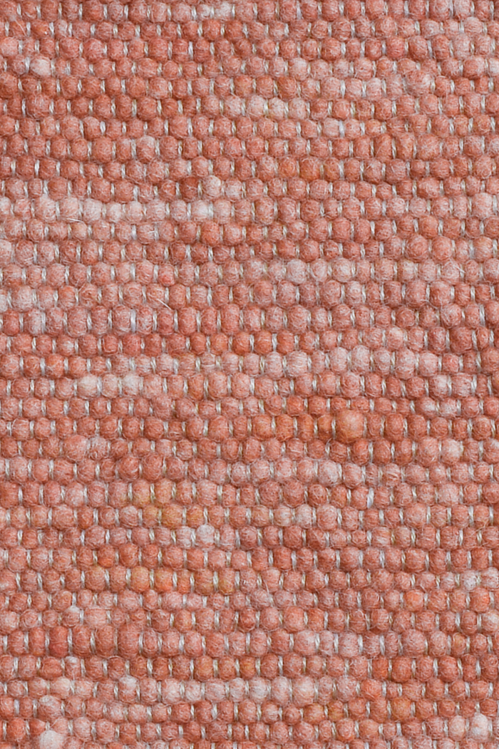 Orange luxury plain handwoven rug