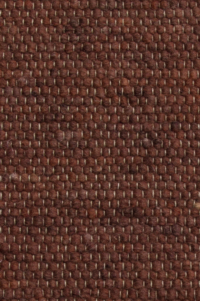 Brown luxury plain handwoven rug
