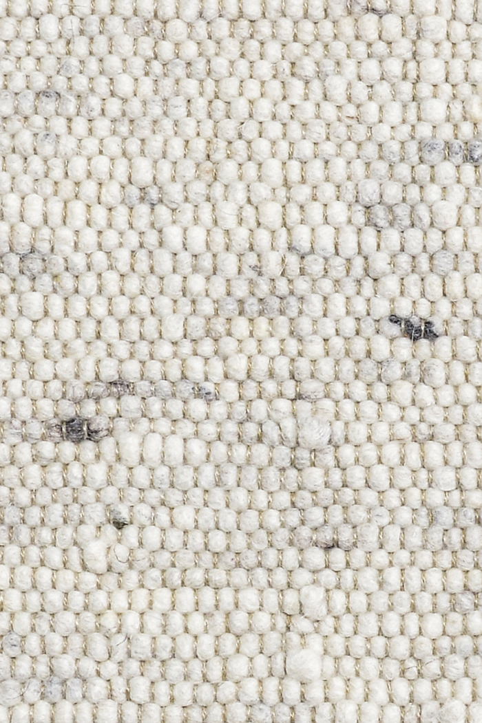 White luxury plain handwoven rug