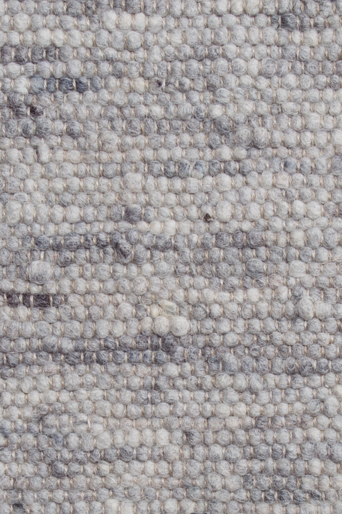 Silver luxury plain handwoven rug