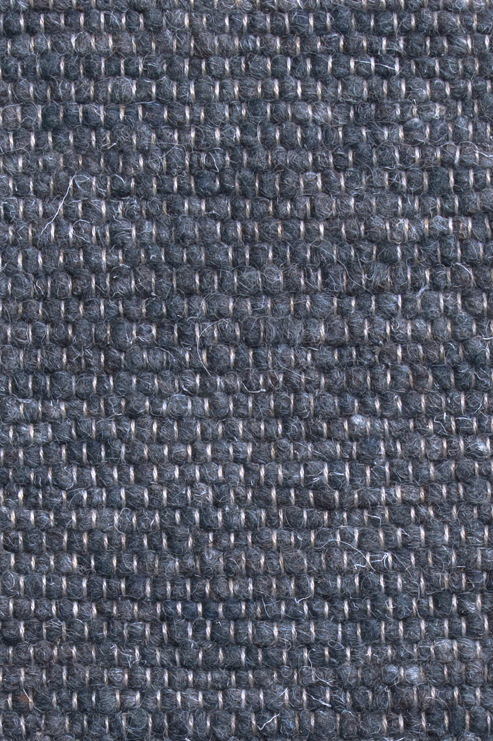 Navy luxury plain handwoven rug
