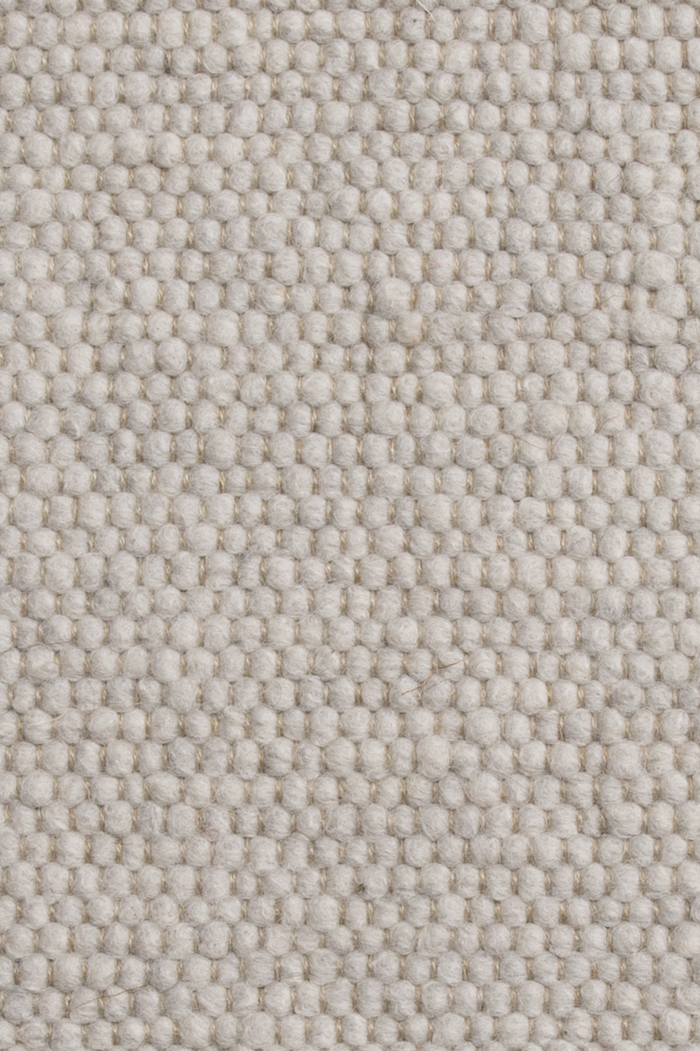 White luxury plain handwoven rug