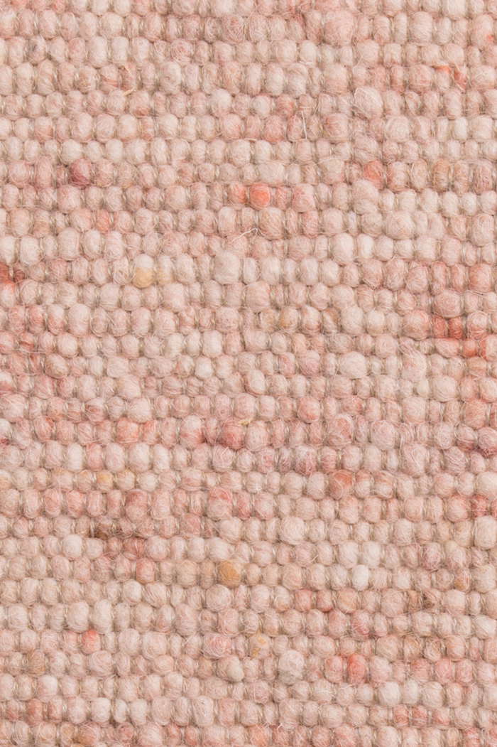Pink luxury plain handwoven rug