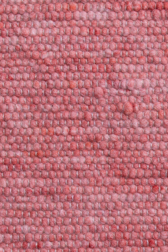Pink luxury plain handwoven rug