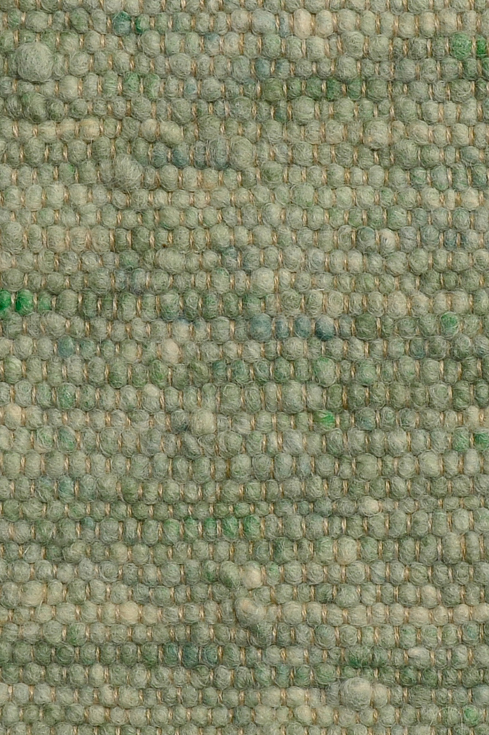 Green luxury plain handwoven rug