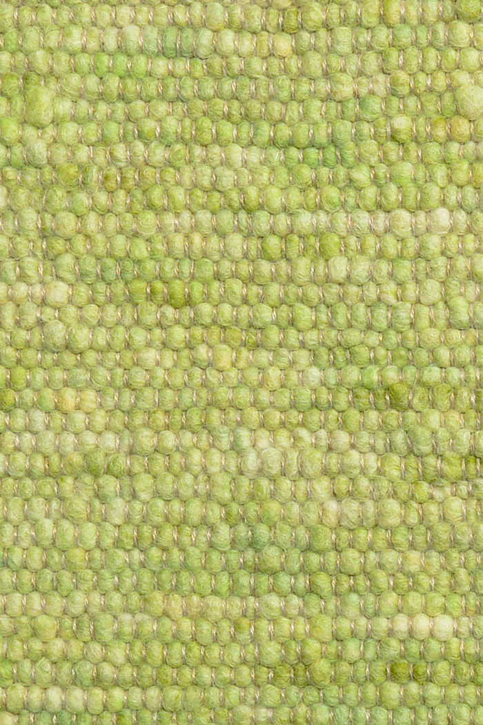 Green luxury plain handwoven rug