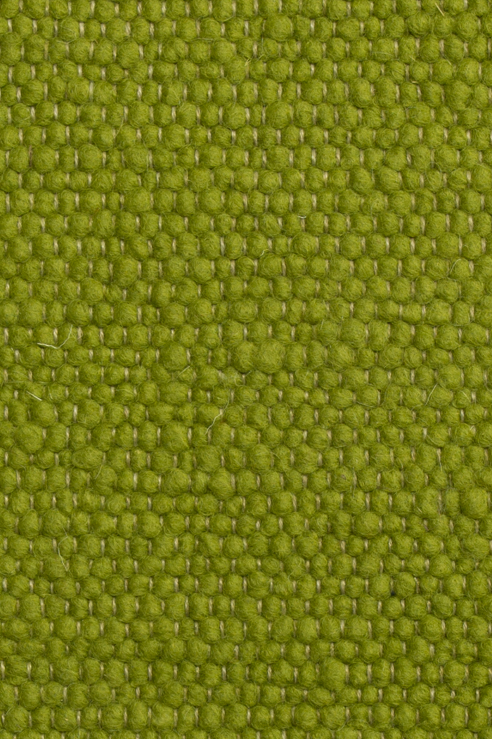 Green luxury plain handwoven rug