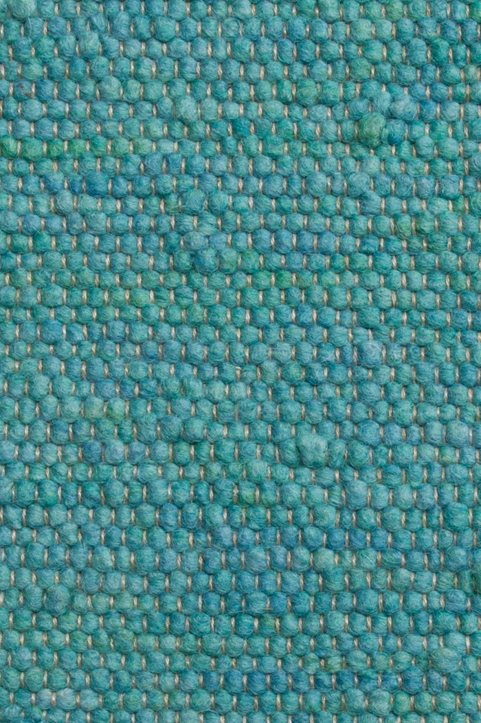 Blue luxury plain handwoven rug