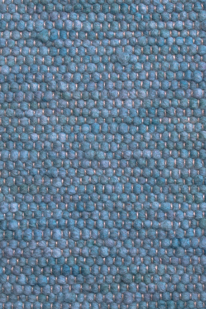 Blue luxury plain handwoven rug