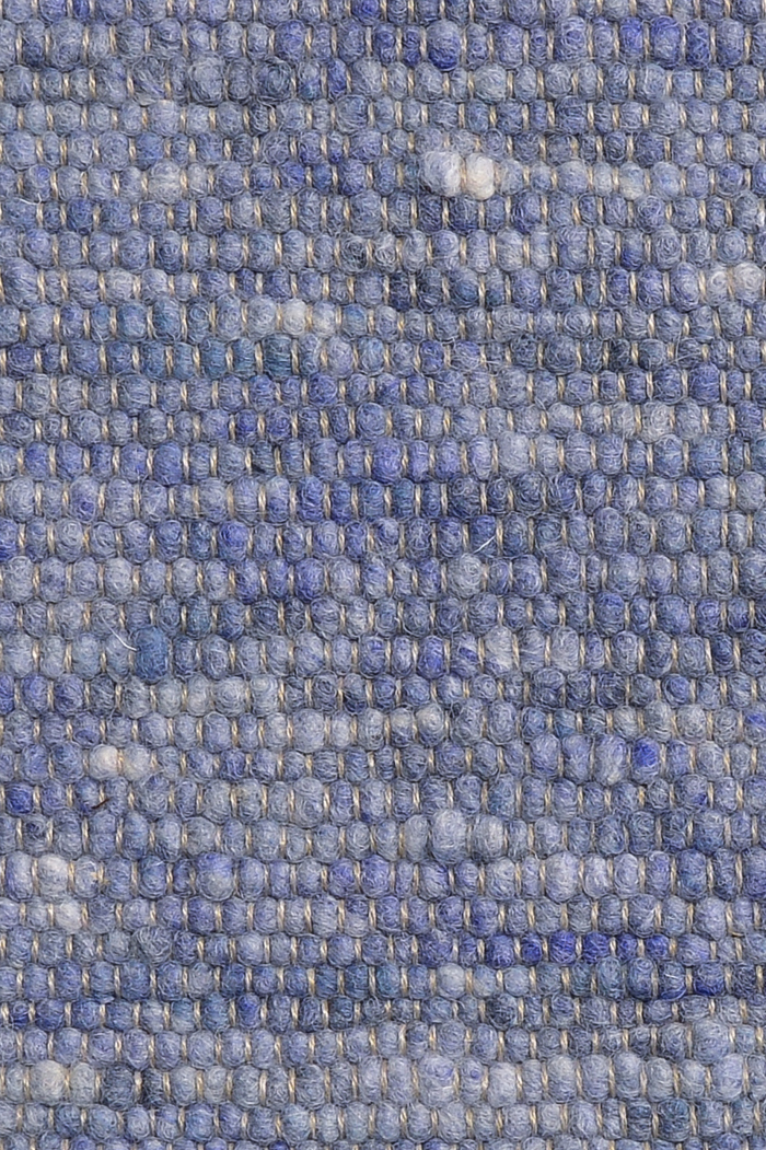 Blue luxury plain handwoven rug