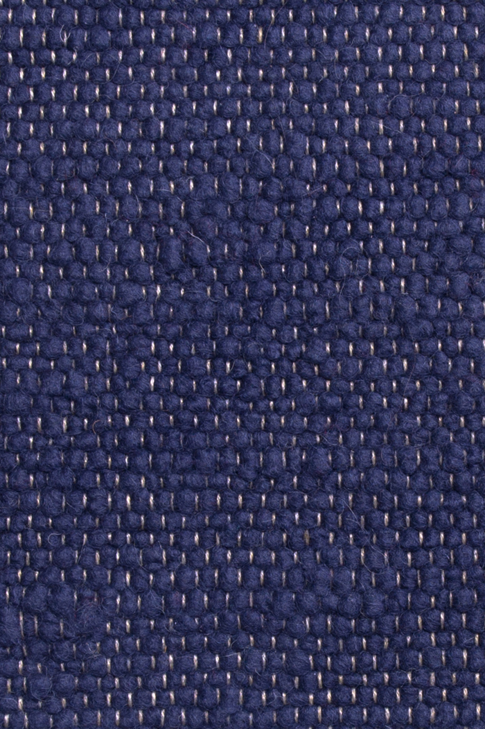 Blue luxury plain handwoven rug