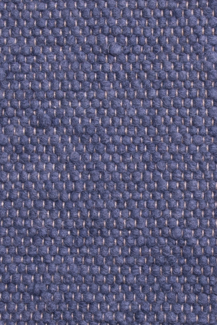Blue luxury plain handwoven rug