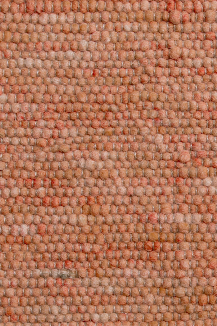 Orange luxury plain handwoven rug