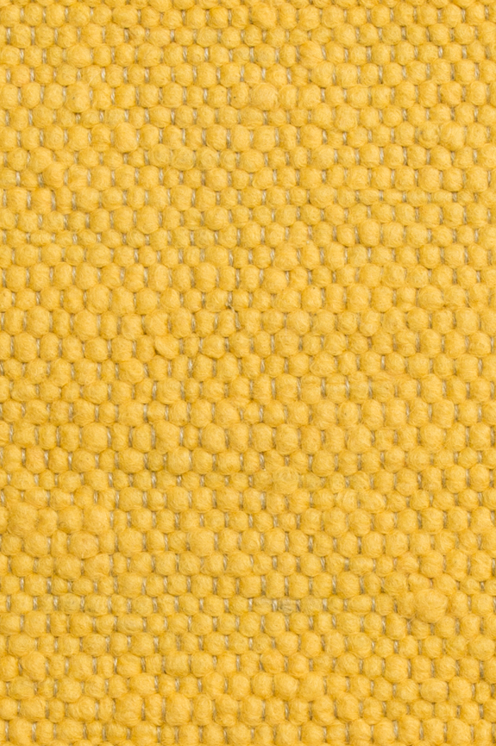 Yellow luxury plain handwoven rug