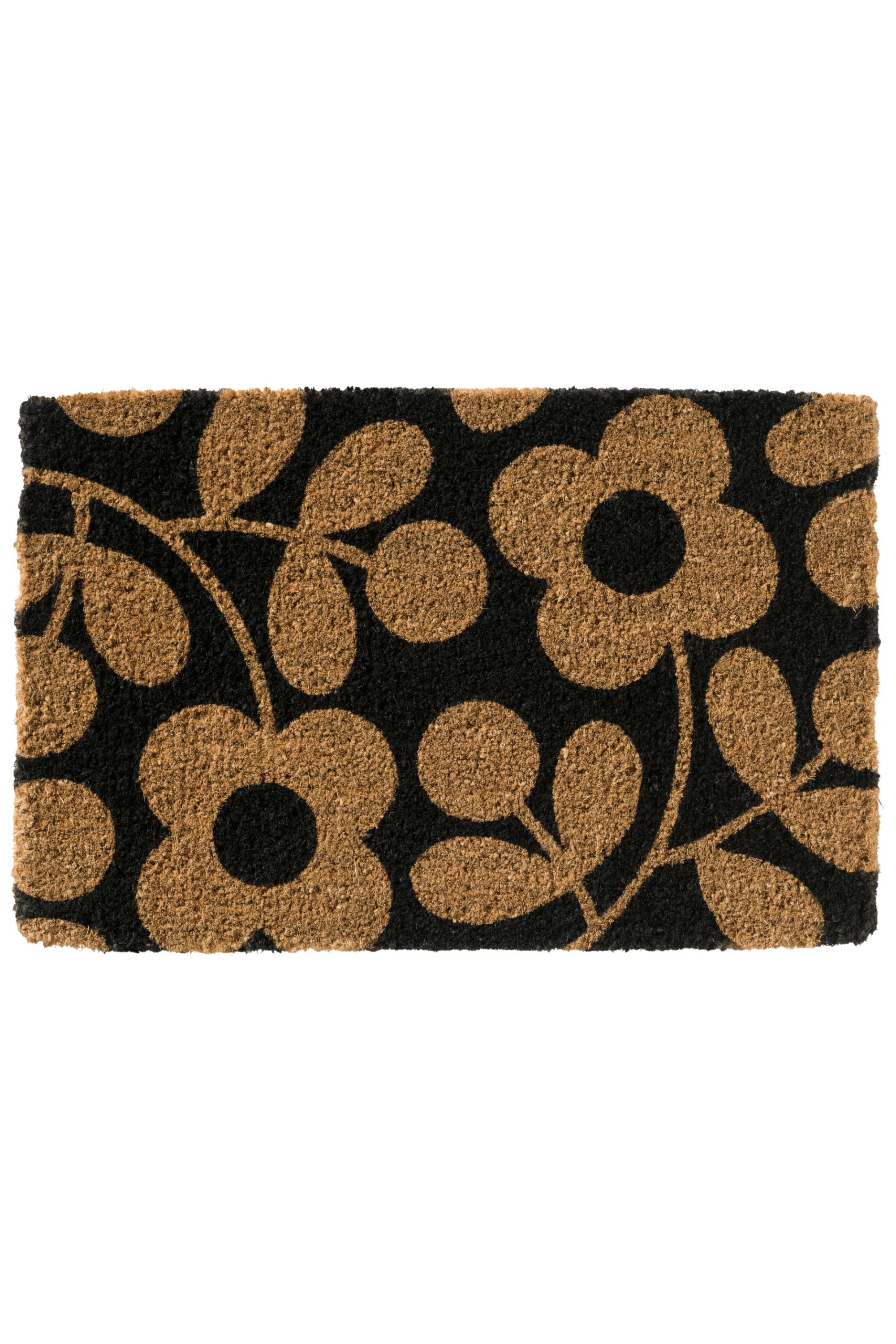 Orla Kiely Stem Sprig Jet Doormat 563905