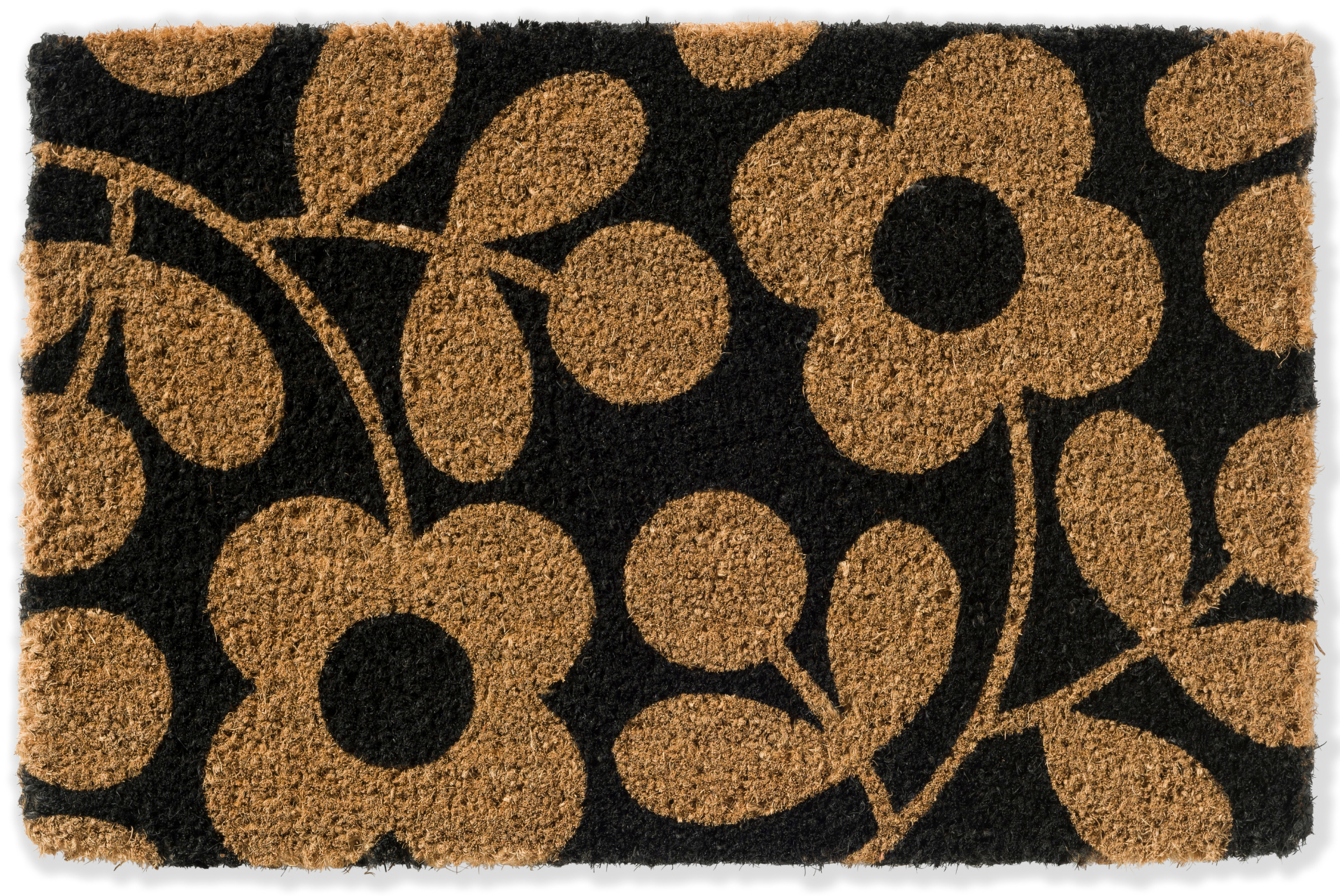 Orla Kiely Stem Sprig Jet Doormat 563905