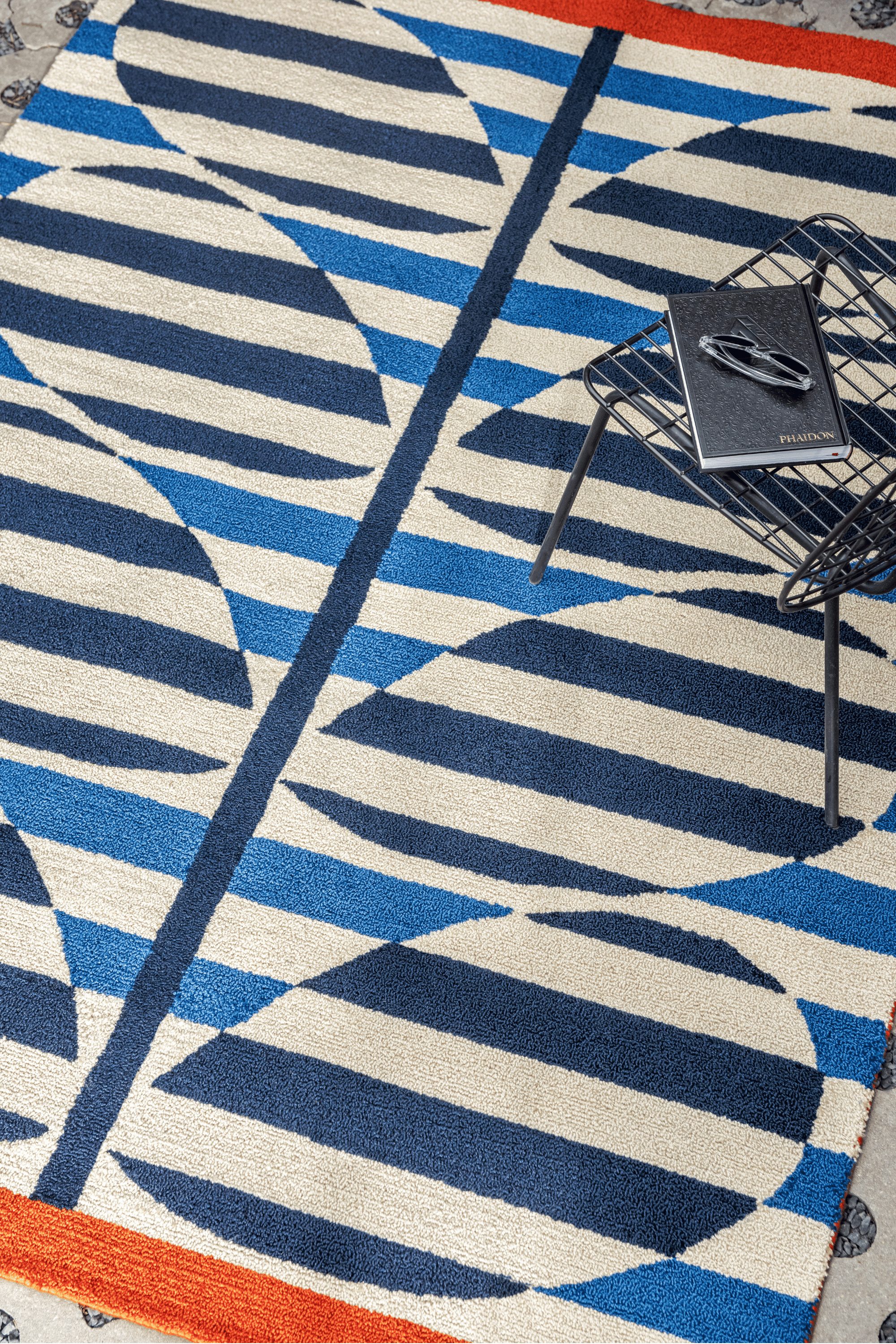 Orla Kiely Stripy Stem Azure Outdoor 464308