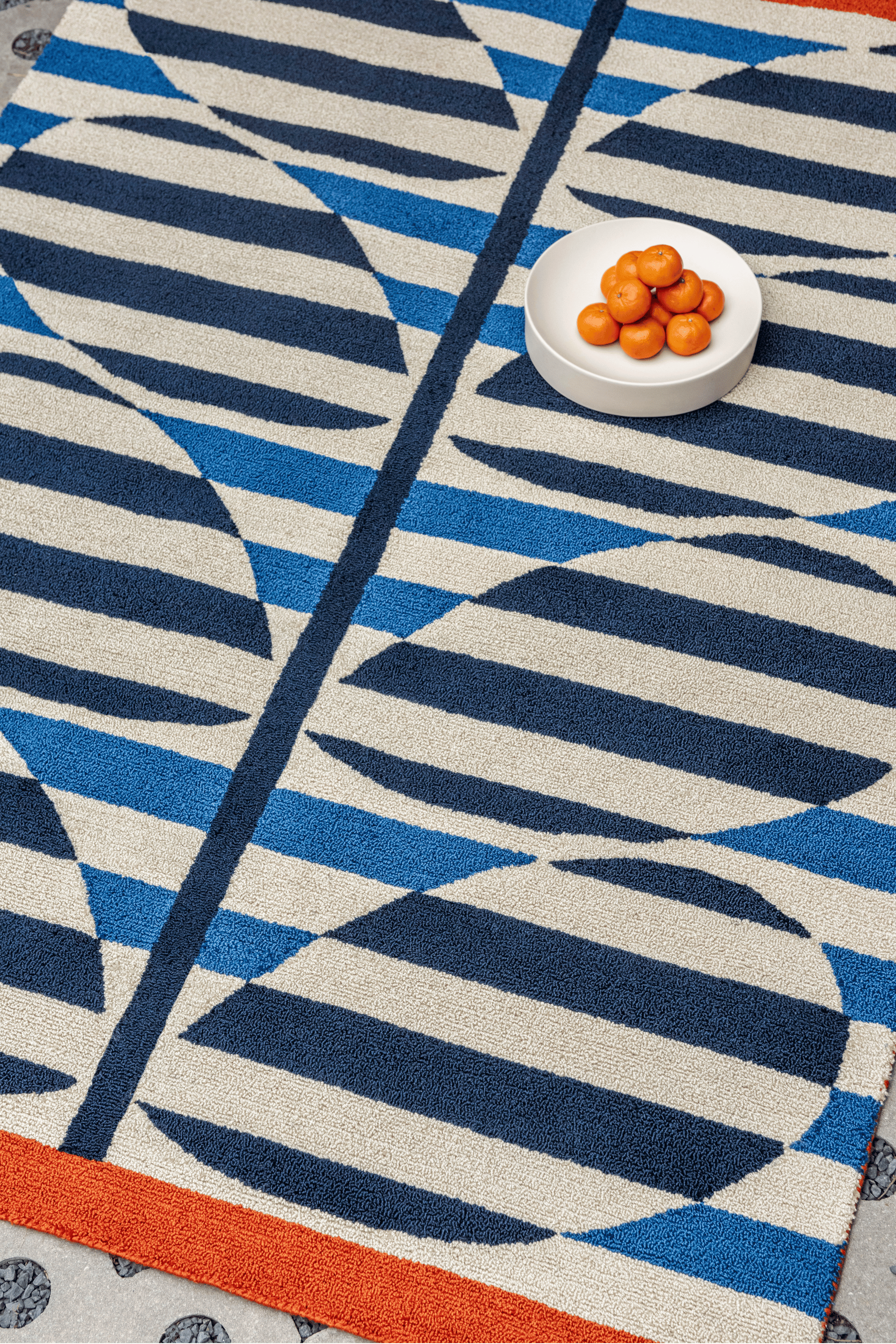 Orla Kiely Stripy Stem Azure Outdoor 464308