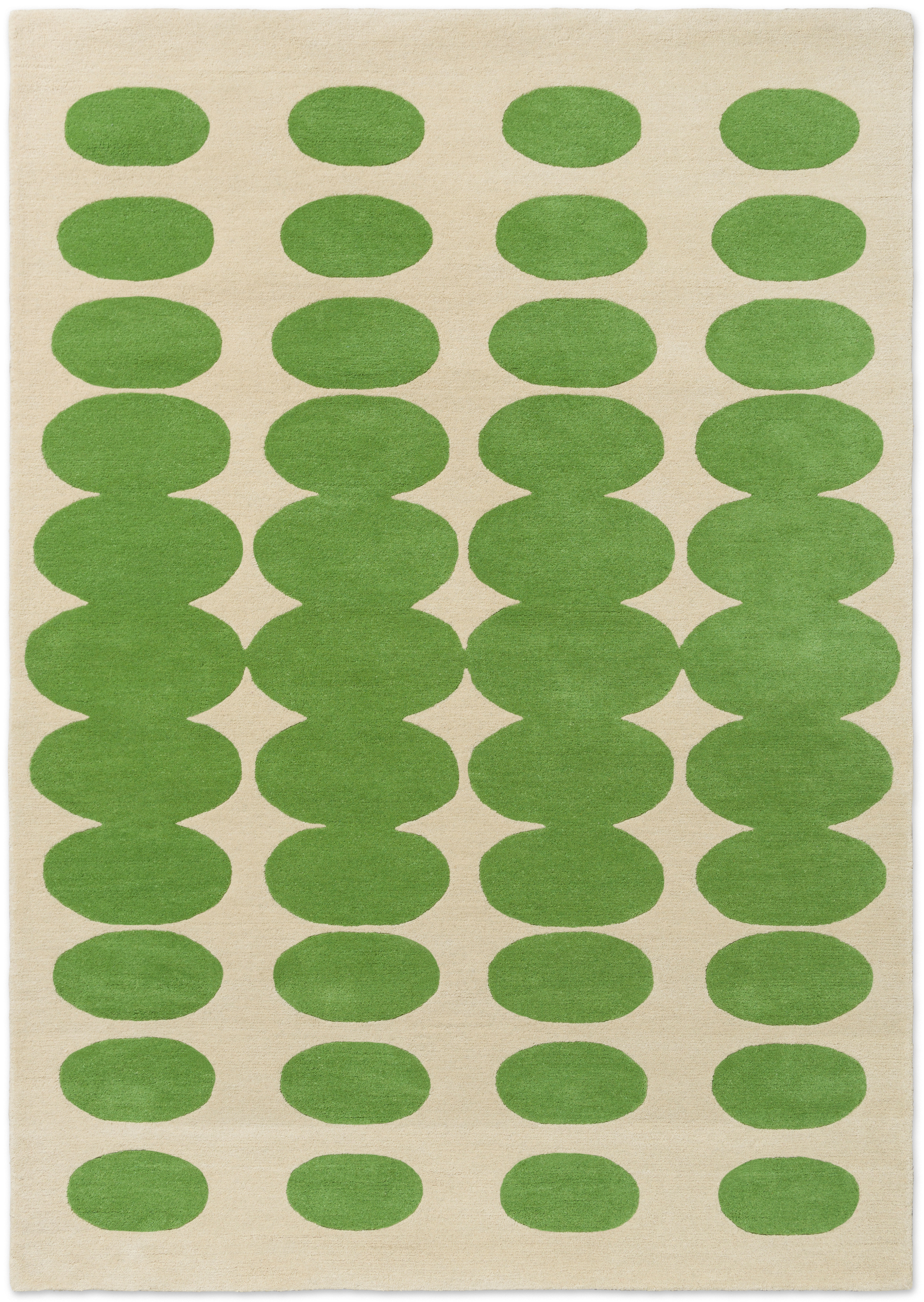Orla Kiely Optical Oval Green/Cream 57707