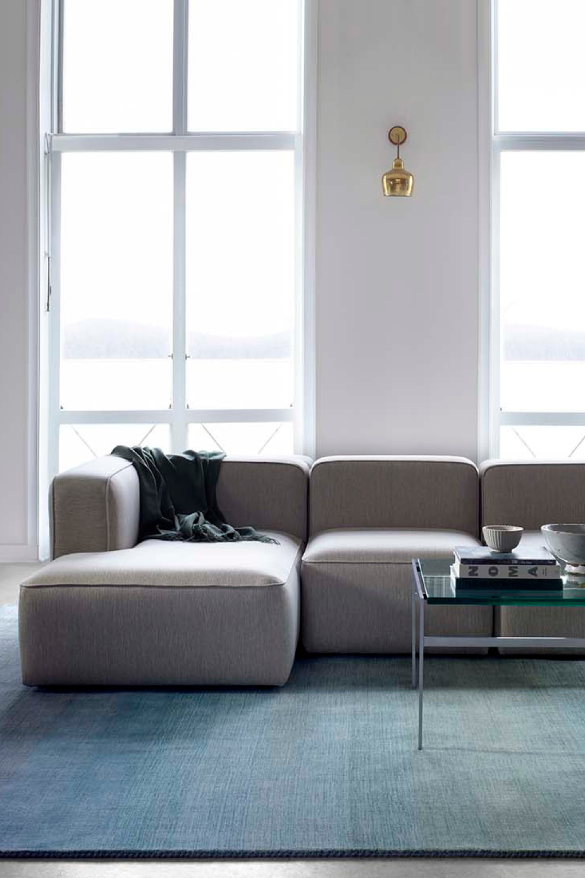 Panorama Wool Grey Blue