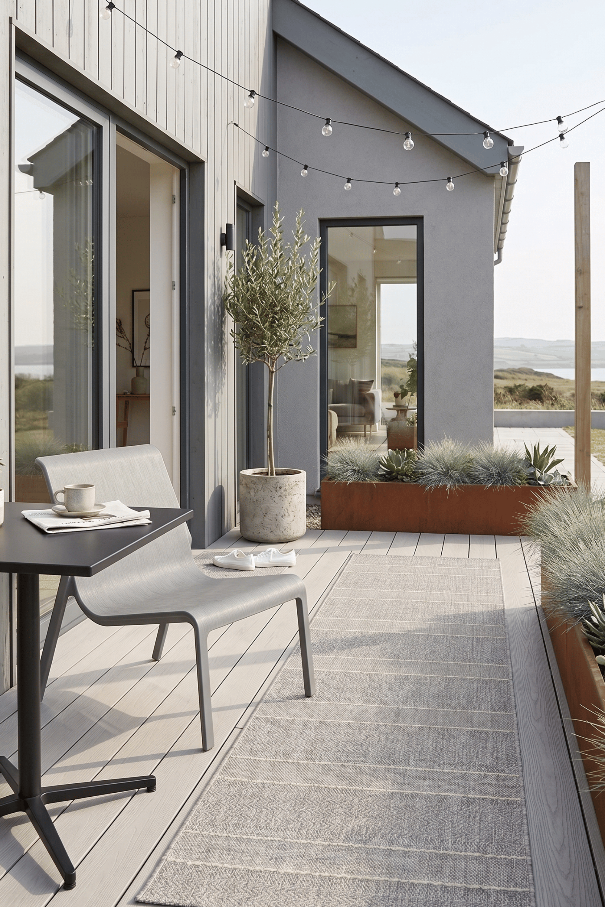 Patio PAT03 Beige Stripe Runner
