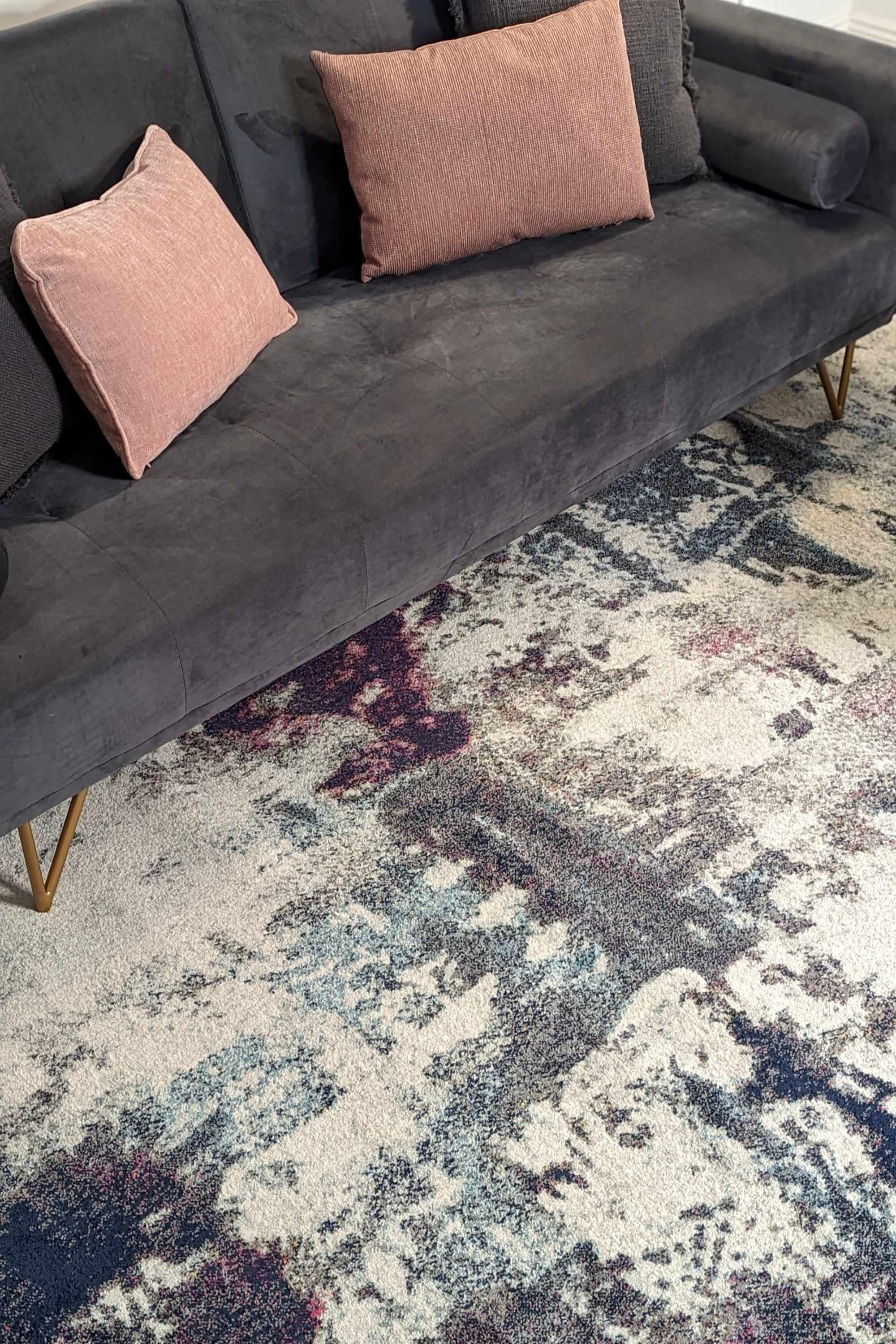 multicolour abstract rug