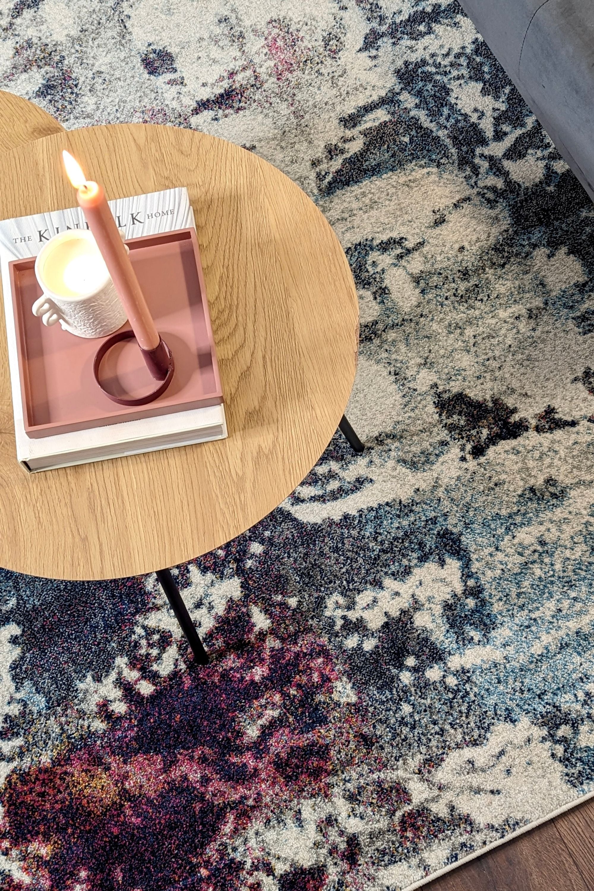 multicolour abstract rug