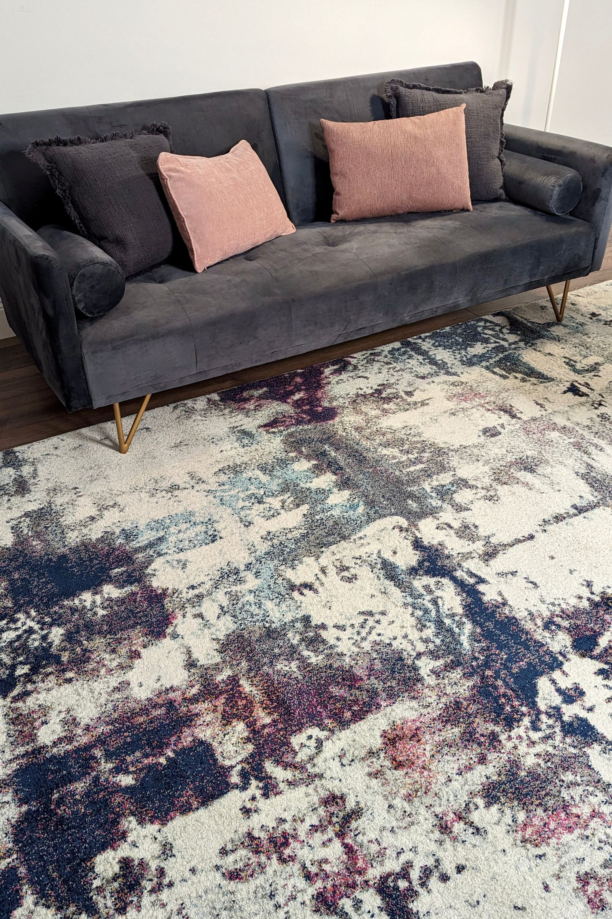 multicolour abstract rug