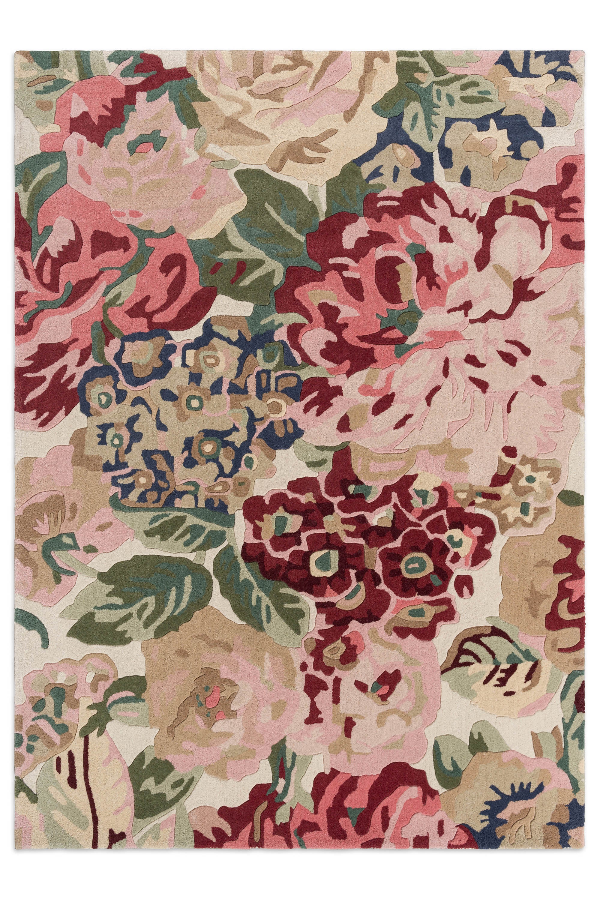 Sanderson Rose & Peony Red 45000