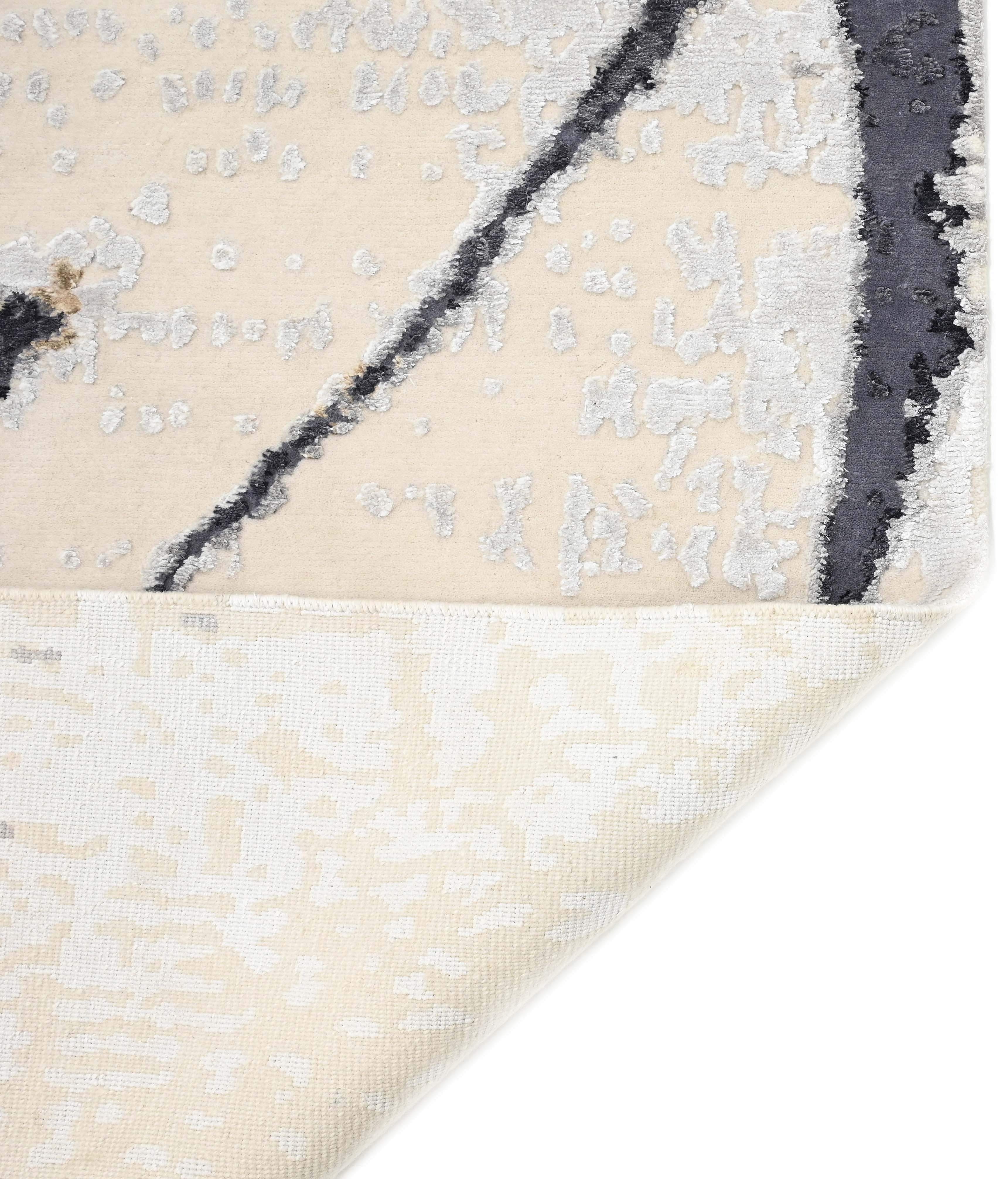 Modern multicolour luxury abstract rug