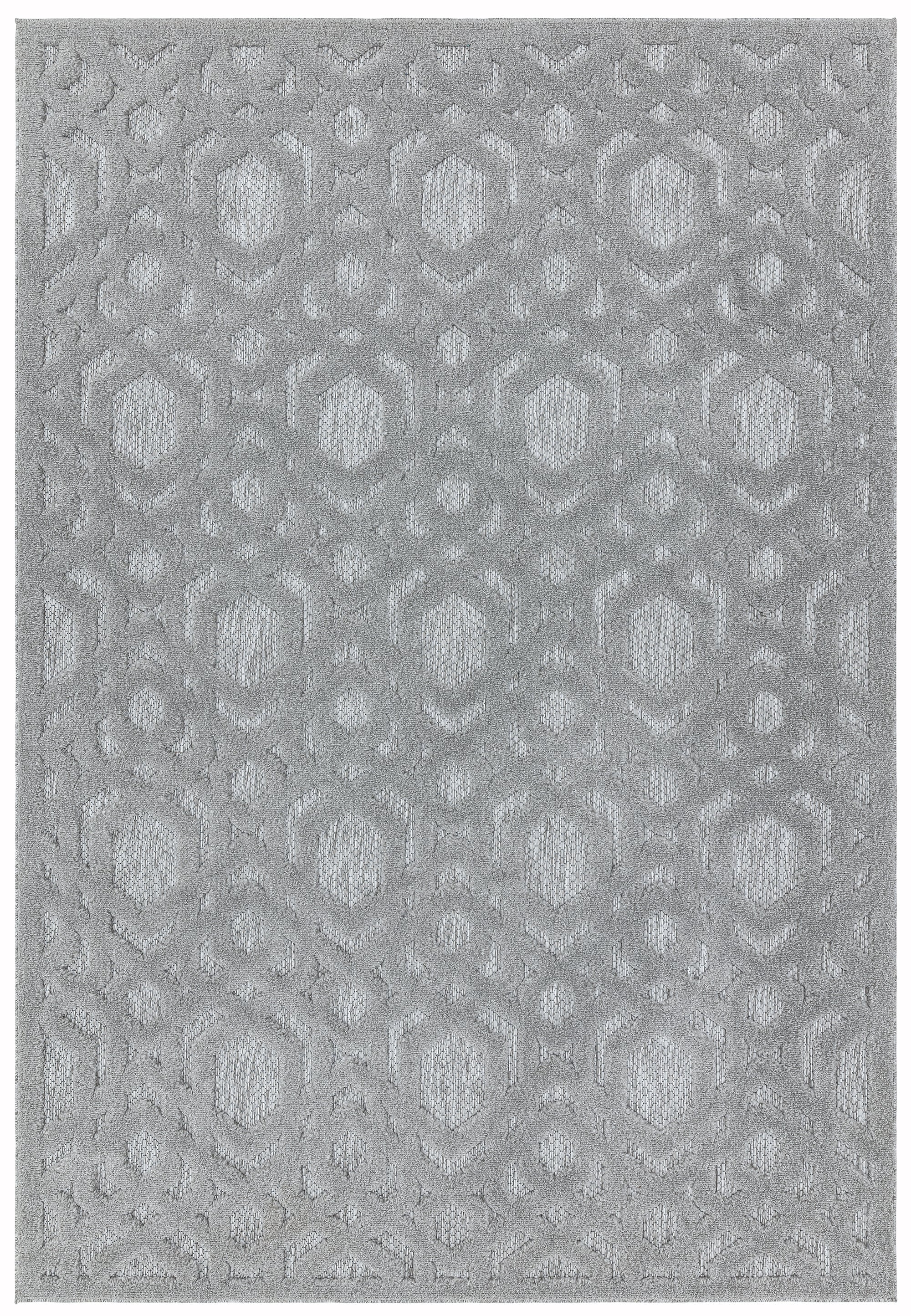 Salta SA03 Silver Geometric Indoor/Outdoor