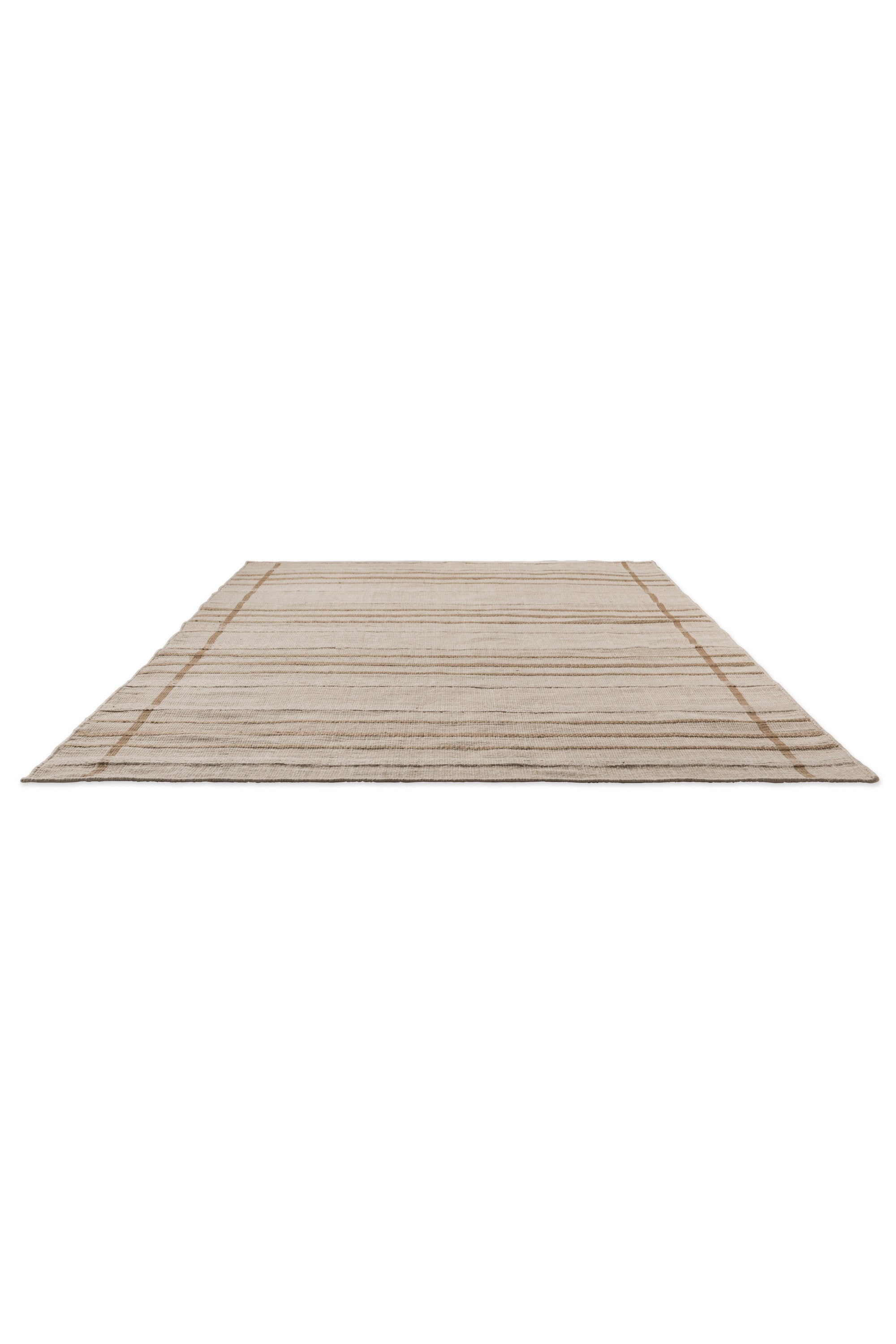 Modern beige geometric rug brown pattern